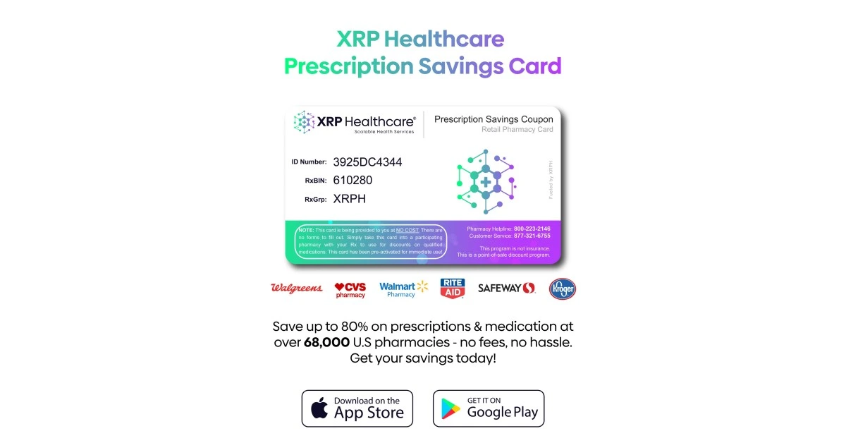 XRP Healthcare’s prescription savings card provides relief amid rising U.S. healthcare costs