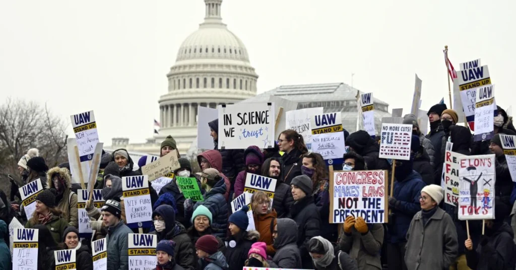 Trump administrations NIH grant freeze sparks outcry in academic circles